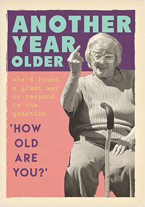 How Old Are You Birthday Card | Funky Pigeon