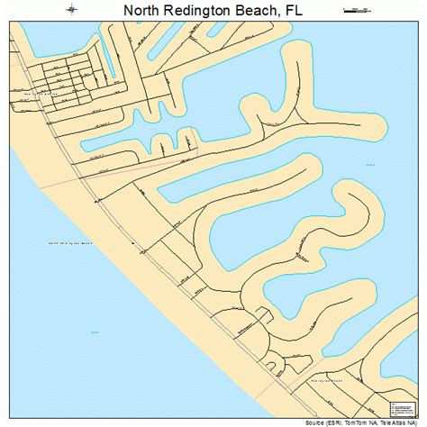 North Redington Beach Florida Street Map 1249725