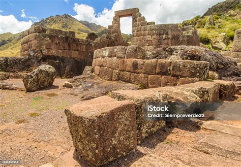 ruins   sacred valley   incas peru south america stock photo
