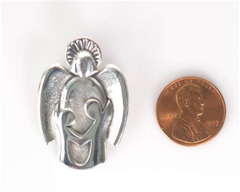 James Avery Guardian Angel Sterling Silver Pin For Sale at 1stDibs