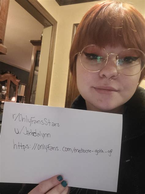 Onlyfans verification : u/Jadedalynn