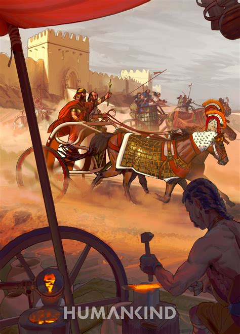 hittite war chariots illustration world history encyclopedia