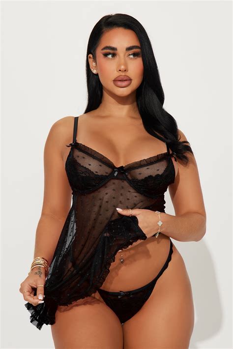 Leave You Breathless Babydoll - Black | Fashion Nova
