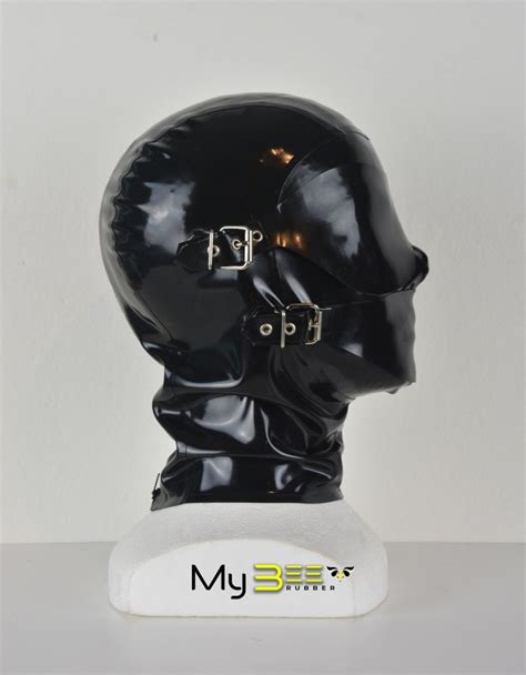 Dante bondage hood :: My Bee Rubber - Latex hoods
