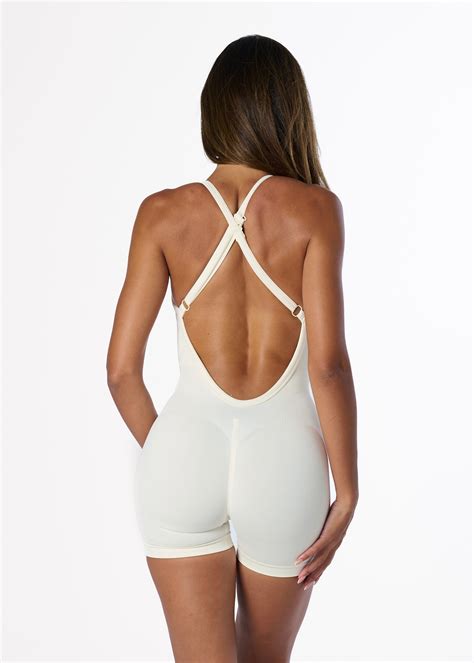 SILHOUETTE ONE PIECE - VANILLA – Velocity Activewear