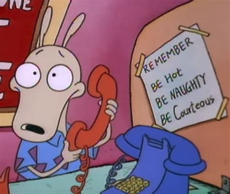 Rocko from Rock's Modern Life worked at a phone sex call center : r/misc