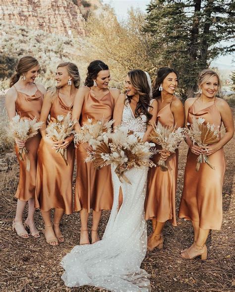 Bronze Bridesmaid Dresses
