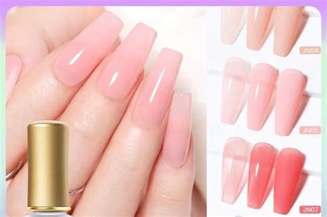 Light Pink Color Nail Gel Polish Clear Pink French Gel Varnish Soak off