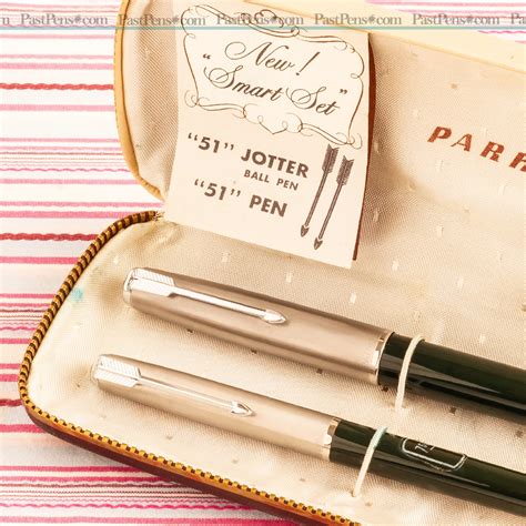 parker  fountain  pencil set forest green   stock