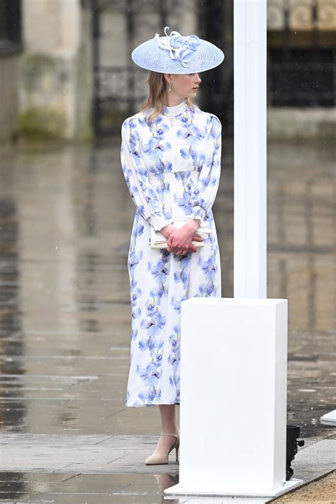 Lady Louise Windsor Dons Floral Photo Dress at King Charles Coronation