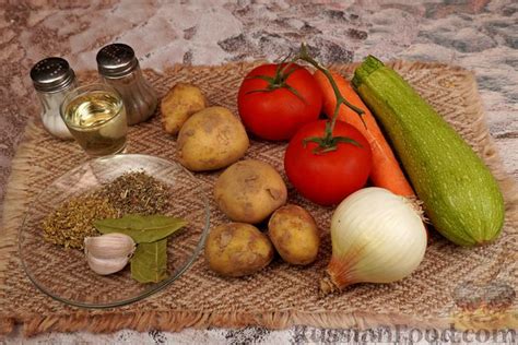 Рецепт: Овощное рагу с кабачками на RussianFood.com