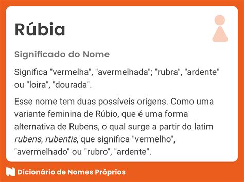 Significado Do Nome Rubia