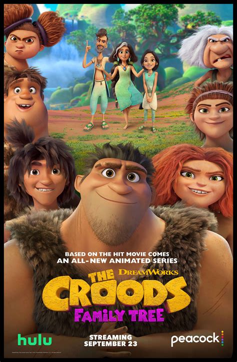 croods family tree  coming  hulu  peacock