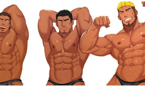 Draw gay bara, bara nsfw yaoi anime gay couple bara illustration nsfw