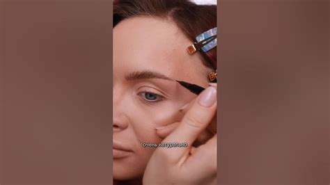 РИСУЕТ САМЫЕ ТОНКИЕ ВОЛОСКИ😳#бьютилайфхак #макияж #брови # ...