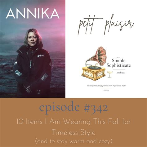 Annika, tv series – petit plaisir #342 – The Simply Luxurious Life®