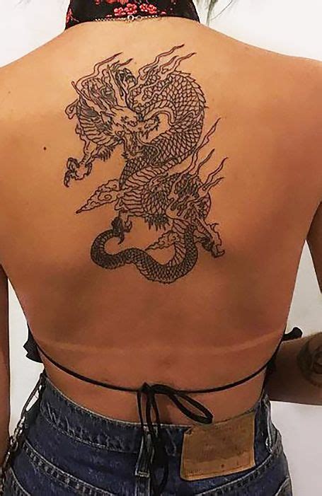 Dragon Tattoo Designs For Back