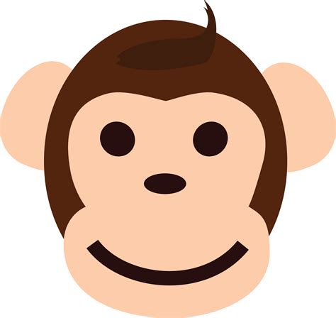 Baby Monkey Face Cartoon