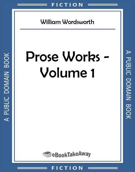 prose works volume  ebooktakeaway  books