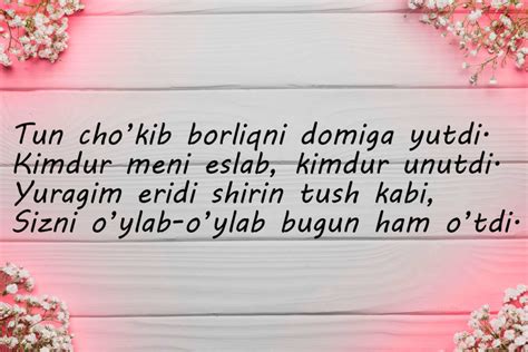 Sevgi haqida qisqa sherlar - HAQIDA