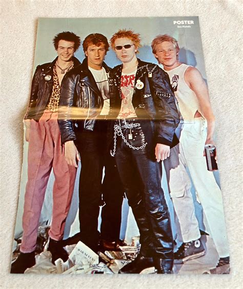 Sex Pistols Poster 1977 Punk Band Johnny Rotten Sid Vicious - Etsy