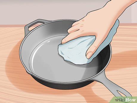 how to clean an old cast iron pot