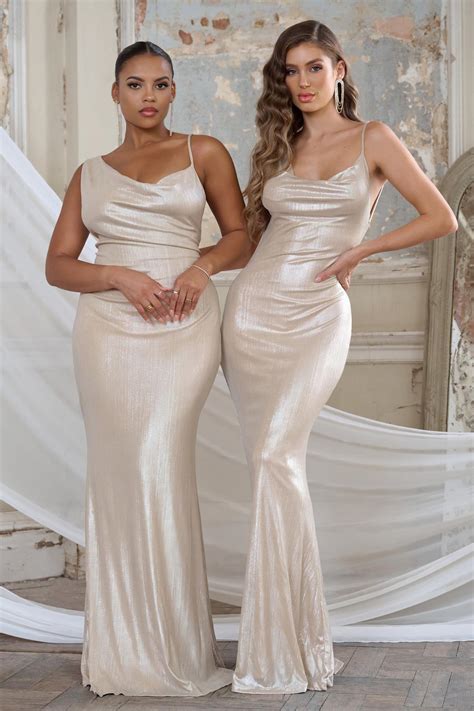 Gold Metallic Bridesmaid Dresses 12 Gold Evening Dresses That'll Make