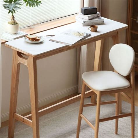 contemporary trestle bar dining table solid wood bar stool table bar