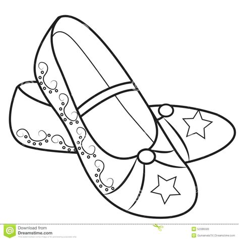 Slippers Coloring Page at GetColorings.com | Free printable colorings ...