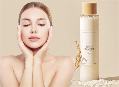Glowing Flawless Skin With Rice Toner