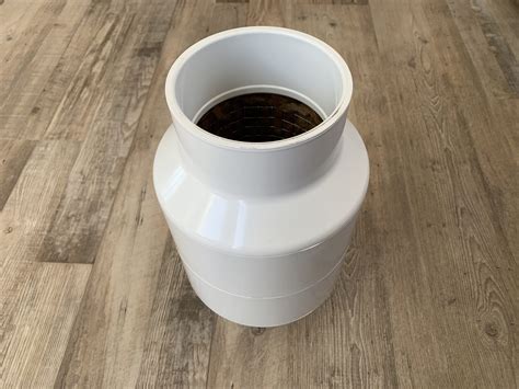 Outdoor Radon Muffler - Virtually No Effect On Airflow - American Radon