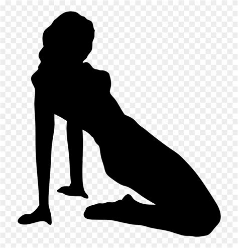 Silhouette Of Pin Up Girl - Pin Up Girl Silhouette Png Clipart (#27467 ...