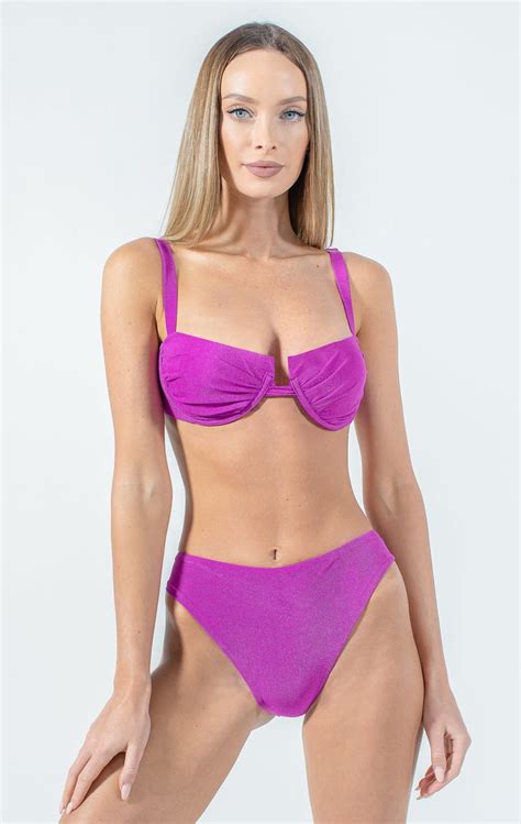 AMORE BIKINI SET| MAGENTA COLOR – Acqua de Luxe Beachwear