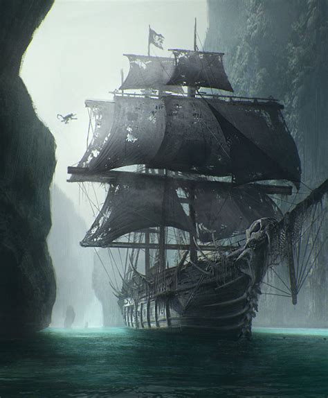 Realistic Pirate Ship Drawing at GetDrawings | Free download