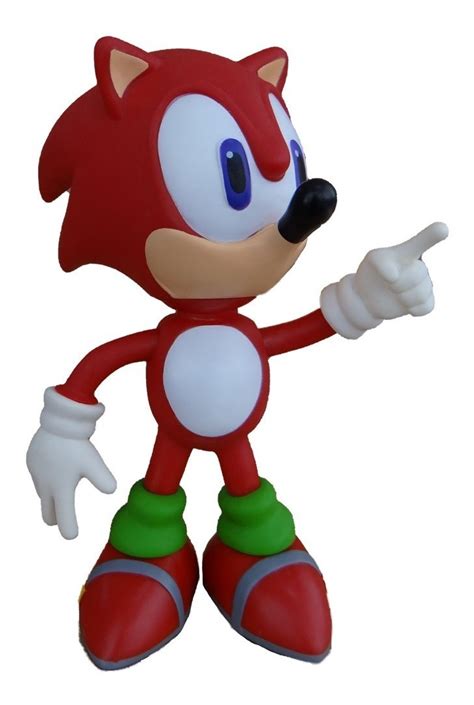 Qual É O Nome Do Sonic Vermelho - Boneco Sonic Vermelho Original Action Figure Knucles Grande ...