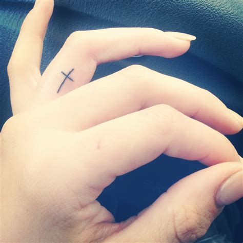 cross hands tattoo 5