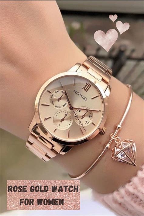 Rose Gold Watch for Women | Rose gold watches women, Cool watches for ...