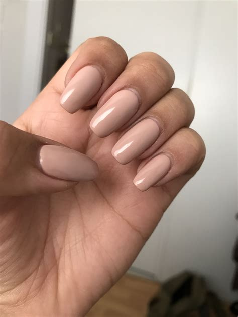 Nude nails #AcrylicNailsCoffin | Nude nail designs, Simple acrylic