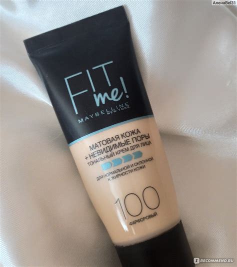 Тональный крем MAYBELLINE Fit me! Matte+poreless normal to oily skin ...