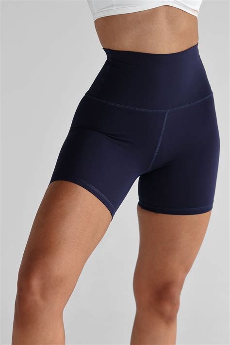 EXTRA High Waisted Bike Shorts, Midnight Blue - 5 Star Rated