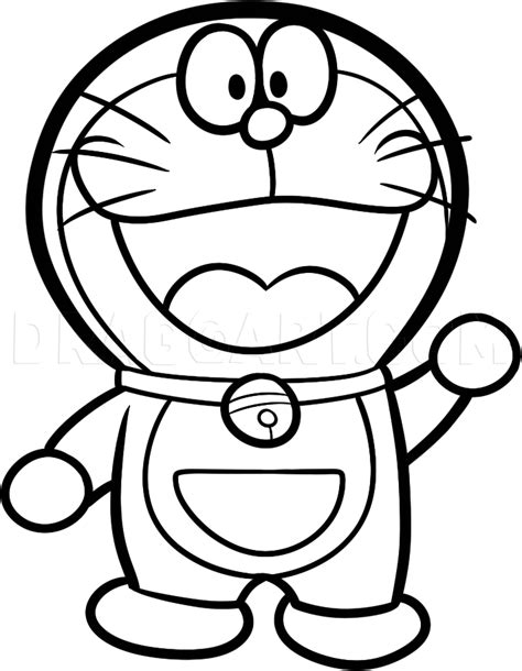 draw doraemon drawing step  step  dawn dragoart