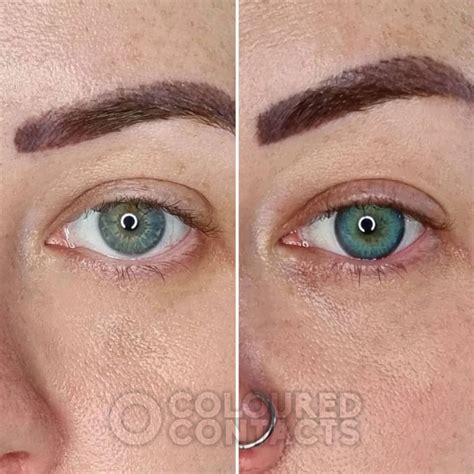 Coloured Contacts For Dark Brown Eyes, Non Prescription Lenses