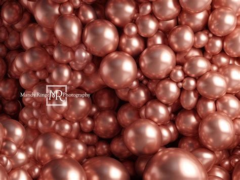 Kate Rose Gold Balloon Wall Backdrop Designed by Mandy Ringe Photograp ...