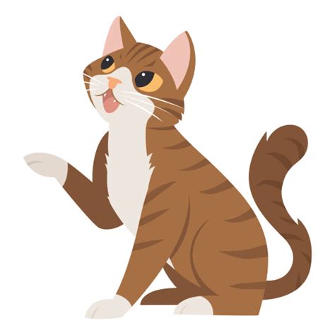 Кошка без фона в формате png