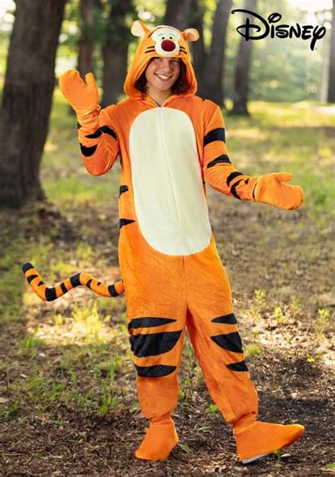Deluxe Disney Tigger Costume for Adults