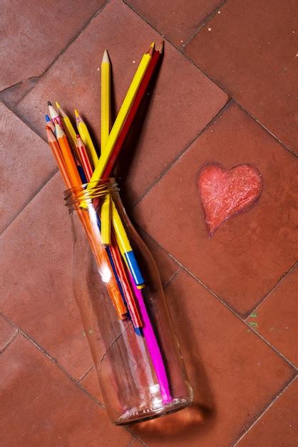 premium photo   life   glass bottle filled