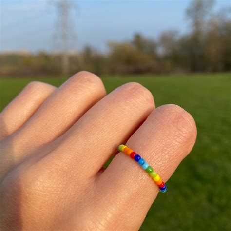 Rainbow Ring - Etsy