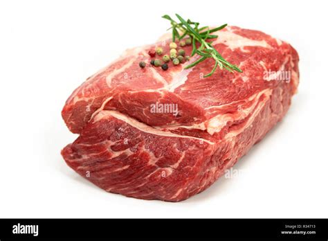 raw beef fat roast cut  stock images pictures alamy