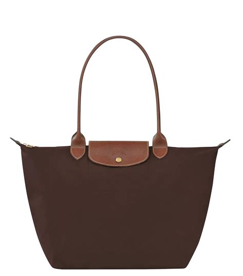 Longchamp: Bolso Shoulder Original liso café Mujer | El Palacio de Hierro