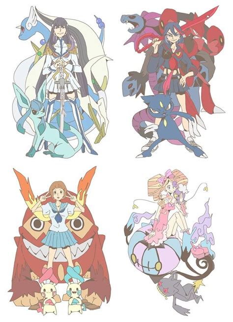 Character art, Pokemon crossover, Awesome anime